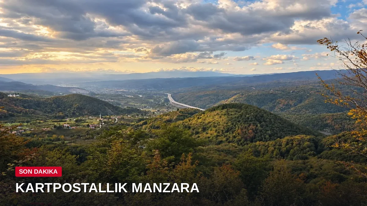 Yaprak dökümü başladı! Bolu Dağı'nda kartpostallık sonbahar manzaraları