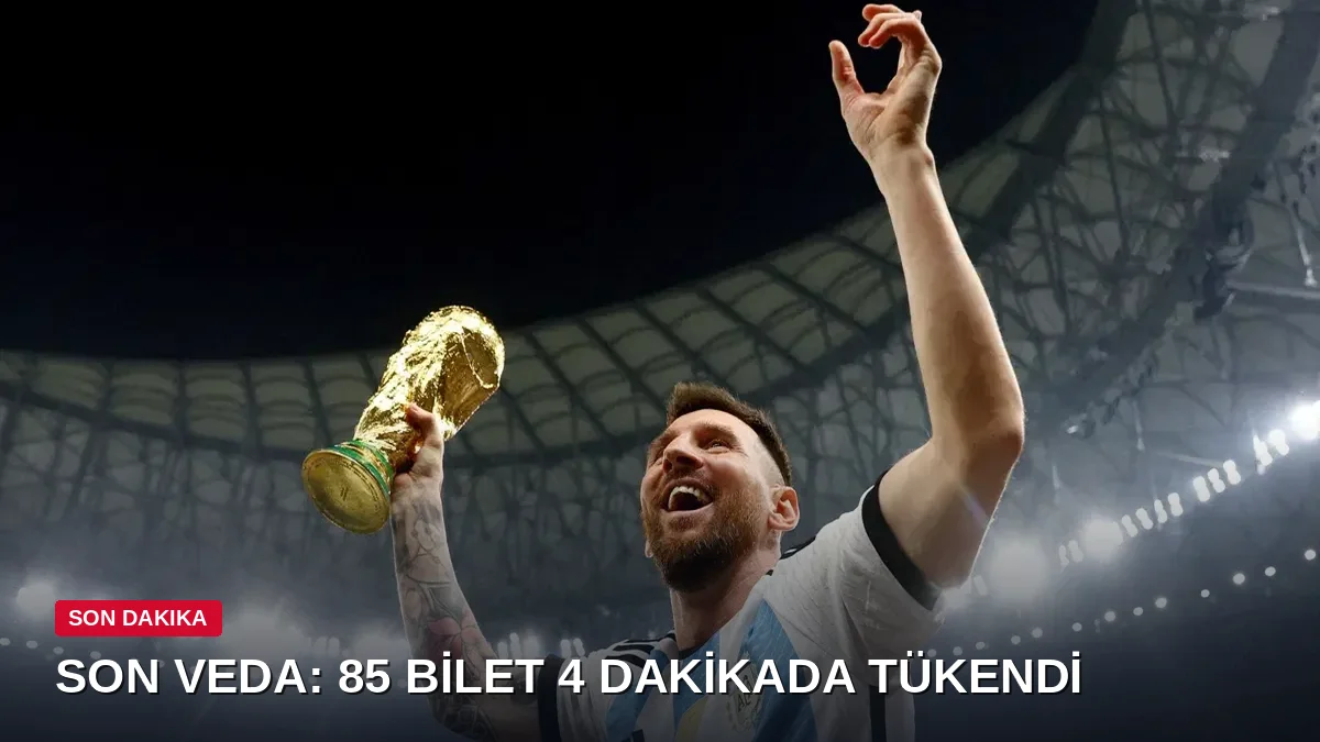 Biletler 4 Dakikada Tükendi: Messi'nin Son Maçı İçin Her Şey Hazır