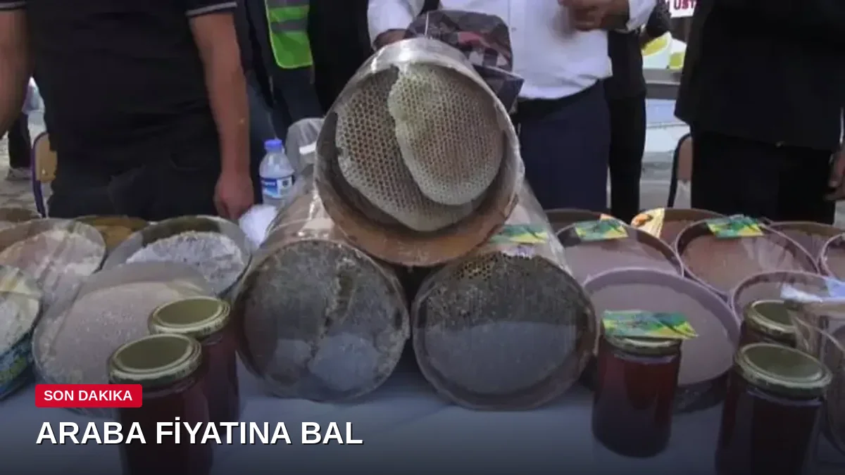 Batman'da 1 kilogram bal, araba fiyatına alıcı buldu