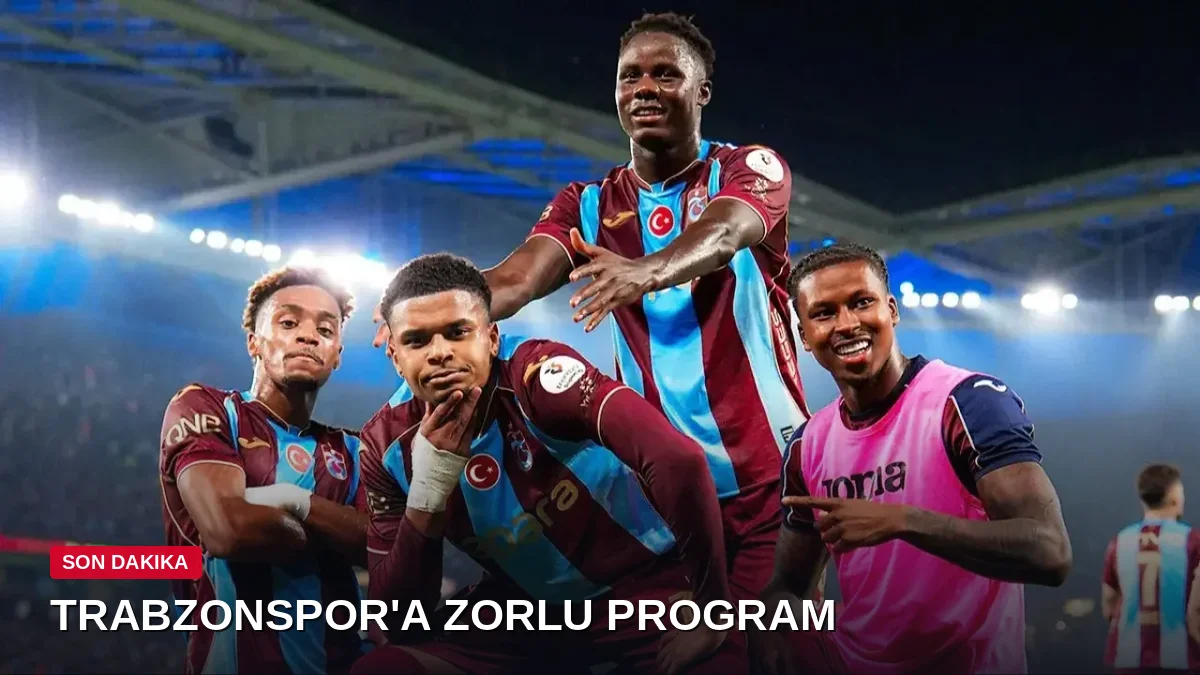 Trabzonspor zorlu ve yoğun bir fikstürün içine giriyor! 30 günde 8 maç