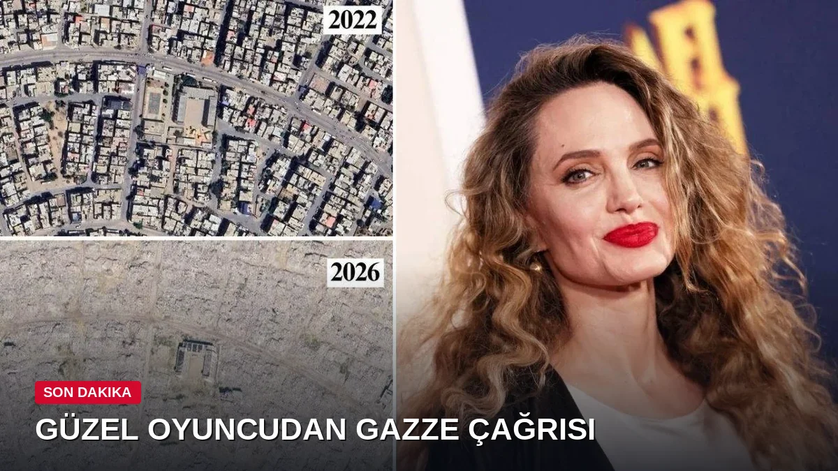 Angelina Jolie'den Gazze'deki Yıkıma Dair Duygulandıran Çağrı
