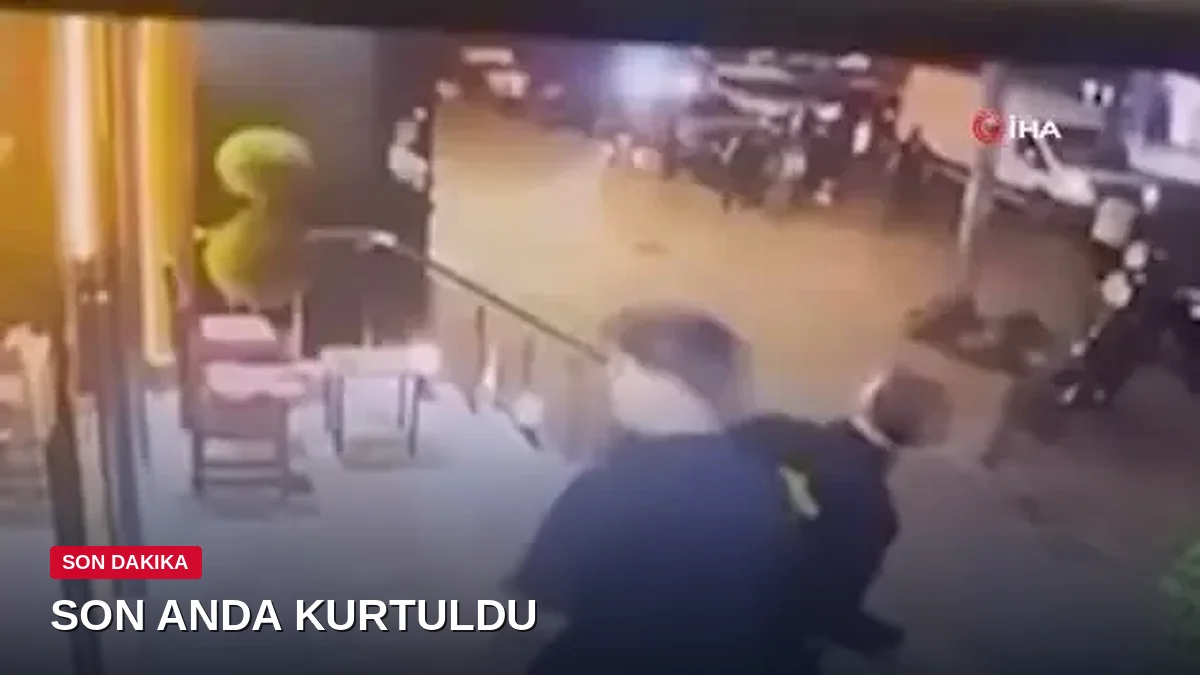 Diyarbakır'da yolda yürüyen kadın, çöken balkondan savrulan taşlardan saniyelerle kurtuldu