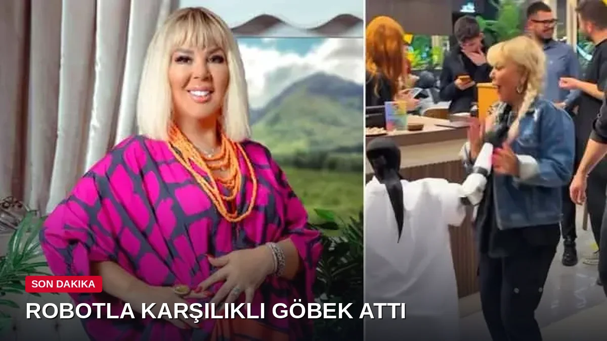 Önce korktu sonra göbek attı: Safiye Soyman robotla karşılıklı roman havası oynadı!