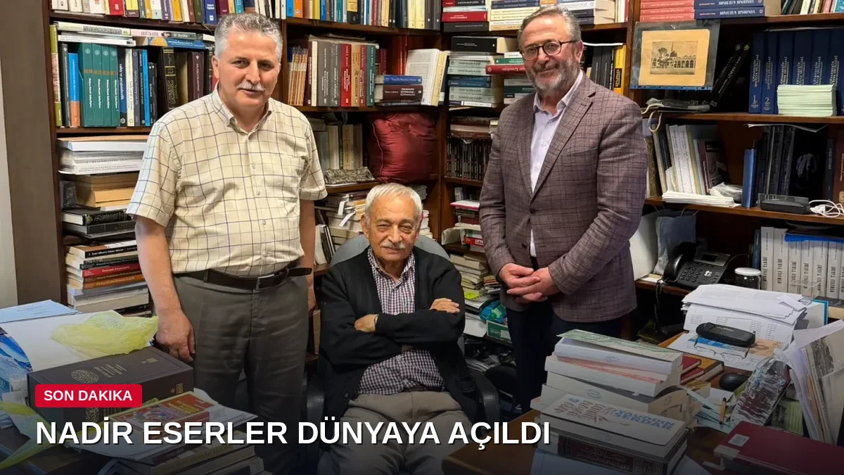 Şeyh Galib'in el yazması Divan'ı dahil 525 nadir eser dünyaya açıldı