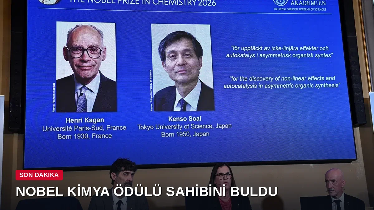 2026 Nobel Kimya Ödülü Sahiplerini Buldu: Ödülü Alışveriş Yaparken Öğrendi