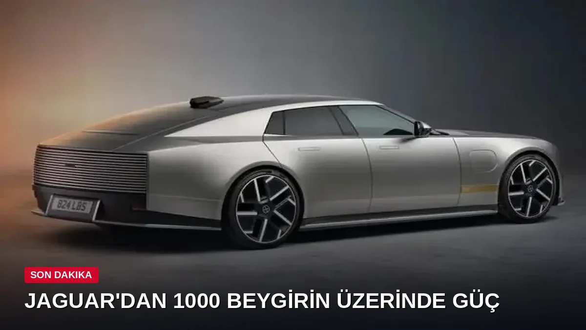 Jaguar'ın Tartışmalı Tasarımı Yeni Model Type 01 ile Ortaya Çıktı: 1000 Beygirin Üzerinde Güç!