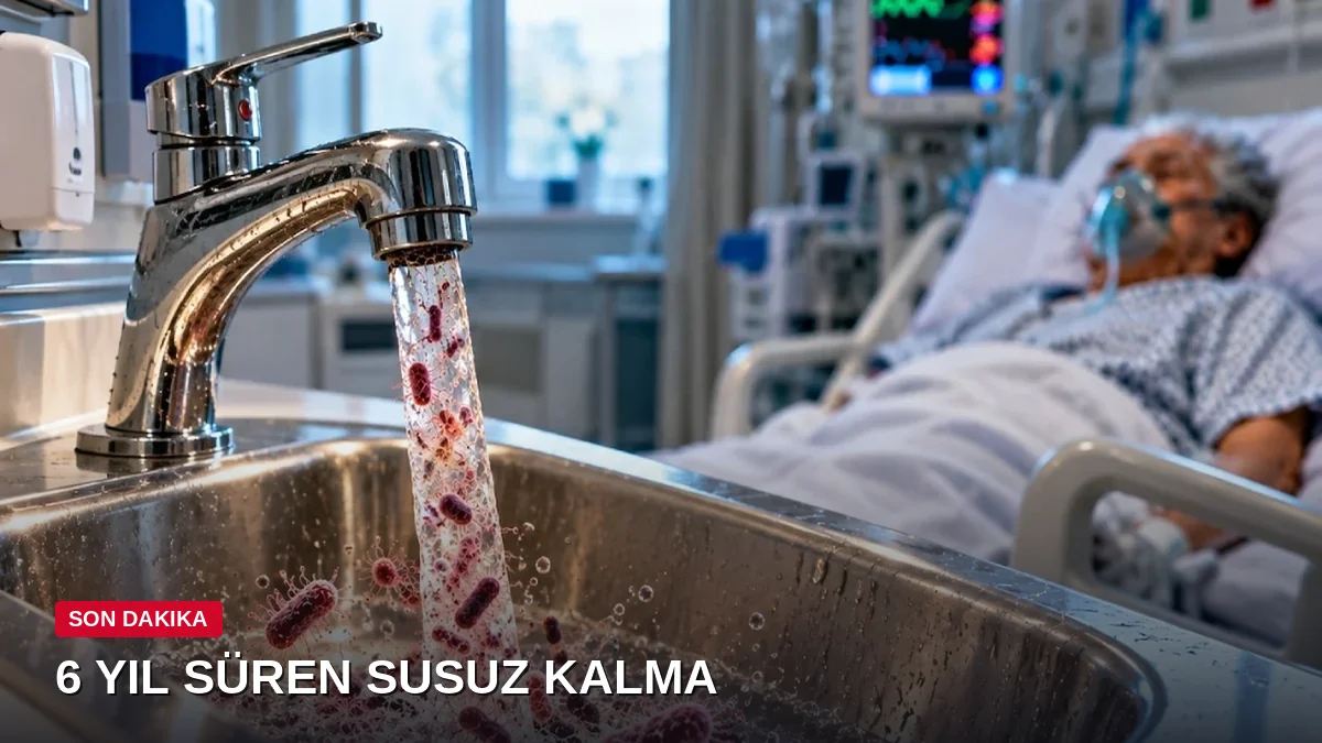 İngiltere'de Hastane Suyundan 6 Yıl Boyunca Hastalara Bakteri Bulaştı: 40 Vaka ve 2 Ölüm