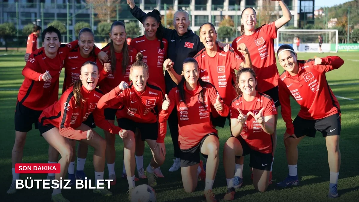 TFF'den Kadın Milli Takım taraftarına büyük jest: Slovenya maçı ücretsiz