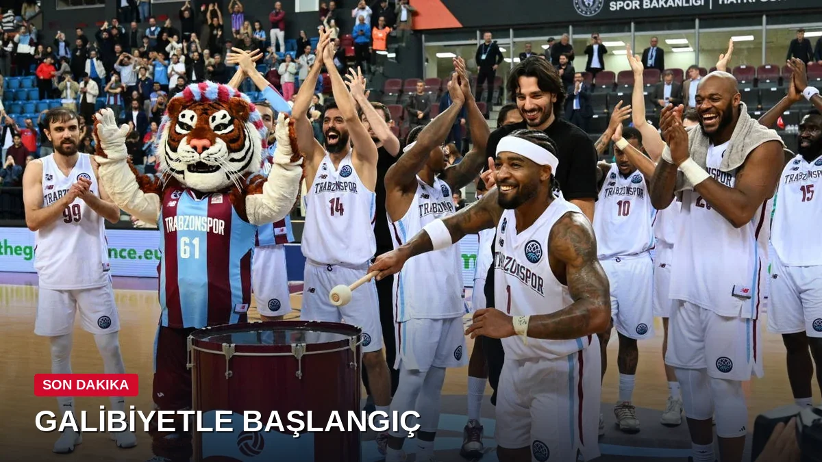 Trabzonspor, FIBA Şampiyonlar Ligi'ne Galibiyetle Merhaba Dedi!