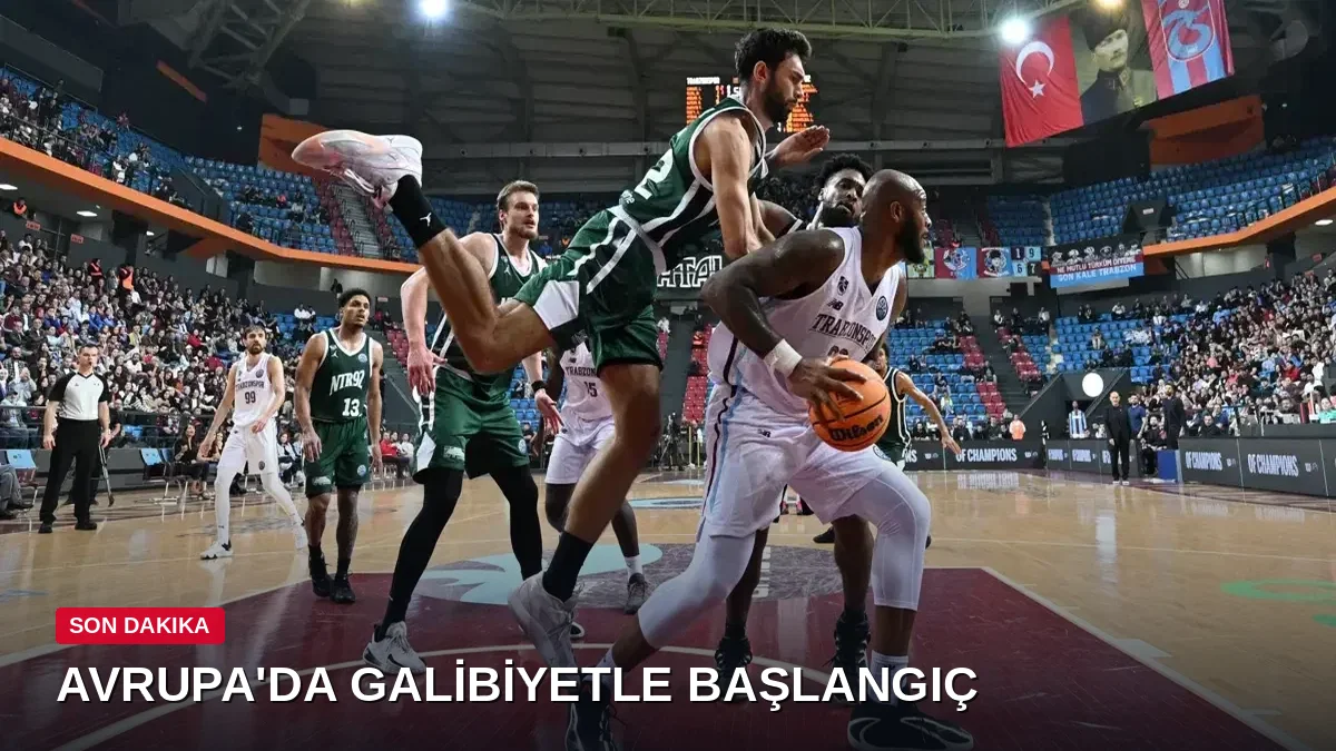 Trabzonspor potada Avrupa'da galibiyetle başladı, uzatmada Nanterre'yi geçti