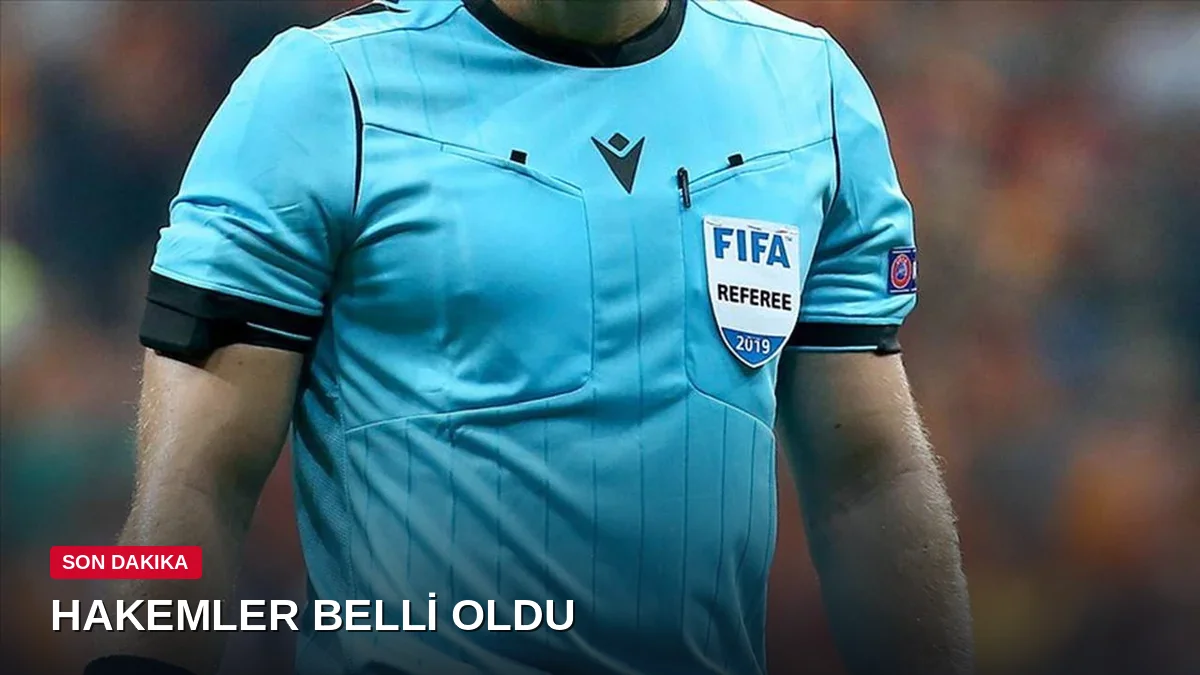 Süper Lig'de 7. Haftanın Hakemleri Açıklandı