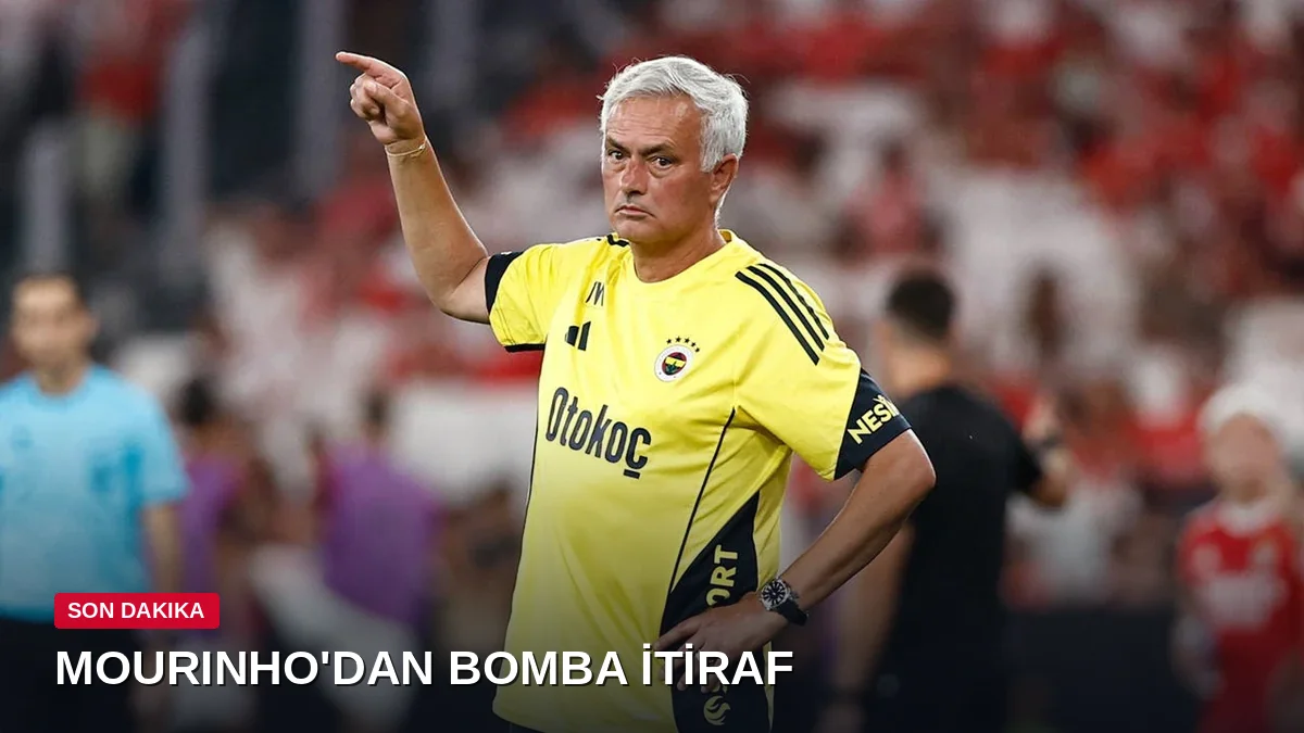 Mourinho'dan Fenerbahçe ve hakem itirafı: 'Türkiye'de büyük bir skandal yaşandı'