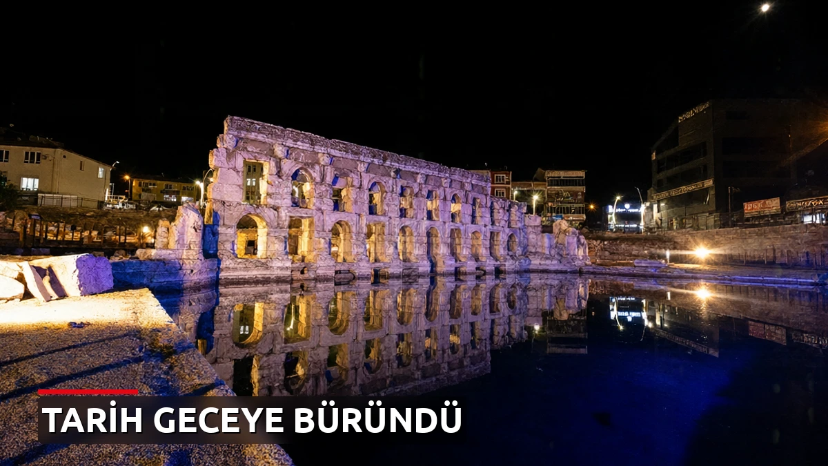 Kralın hastalanan kızına şifa olmuştu: Yozgat'ın Roma Hamamı gece atmosferiyle mest ediyor