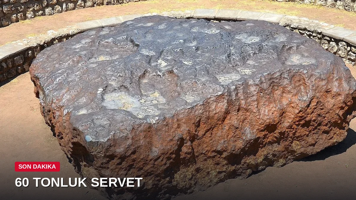 Tarlasını süren çiftçinin sabanına takılan dev kütlenin sırrı: 60 tonluk göktaşı yerinden kıpırdatılamıyor