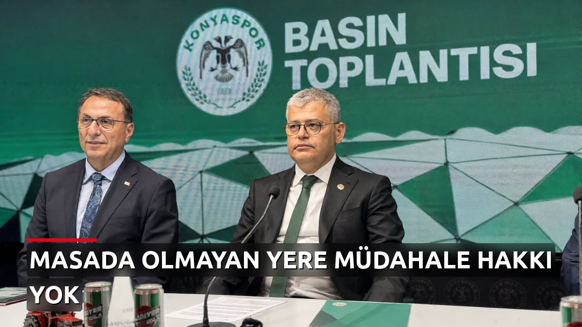 Konyaspor'dan hakem tepkisi: 'Masada oturmadığınız yerde müdahale hakkınız olmaz'